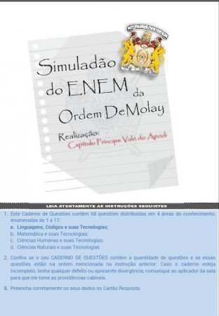 Simulado de preparação para o ENEM