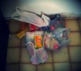 Recolhendo alimentos na casa dos DeMolays